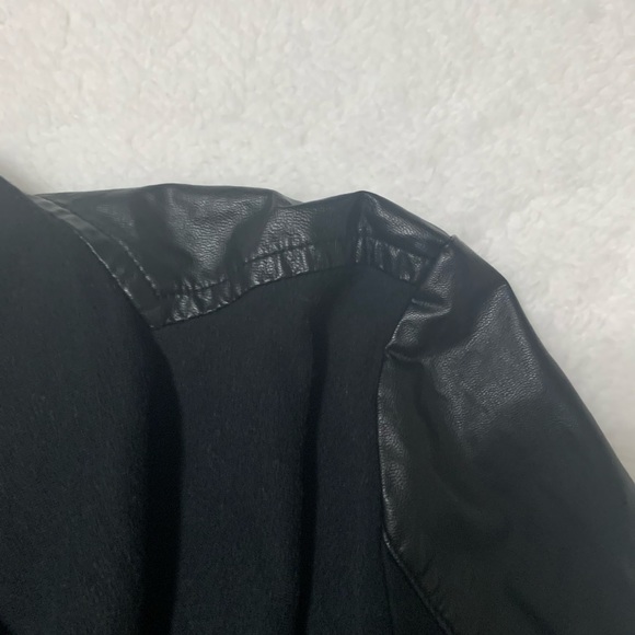 By & By Black Leather Cardigan - Picture 4 of 5